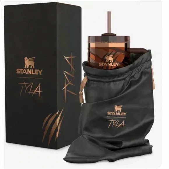 Stanley X Tyla Tyger Limited Edition-Quencher H2.0 Flowstate Tumbler 40 OZ NWT🐅 - Picture 7 of 14